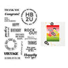Vintage Vinyl Stamp Set