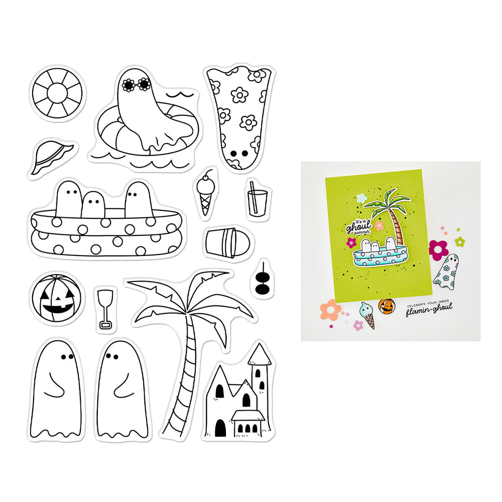 Beach Boos Stamp Set