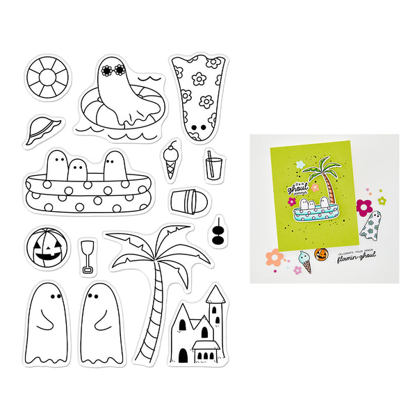 Beach Boos Stamp Set
