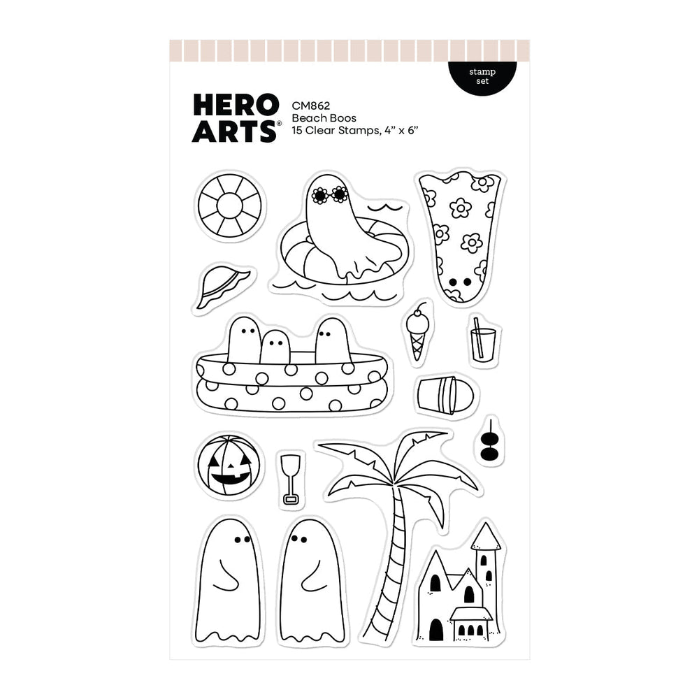 Beach Boos Stamp Set