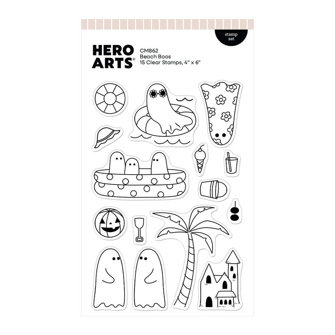 Beach Boos Stamp Set