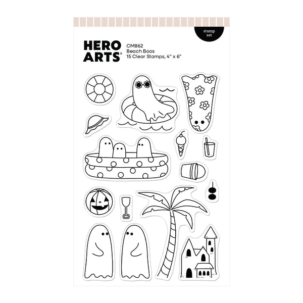 Beach Boos Stamp Set