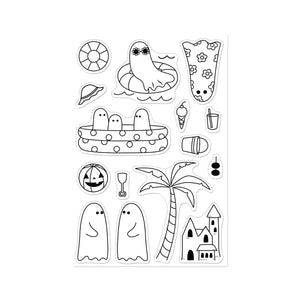 Beach Boos Stamp Set