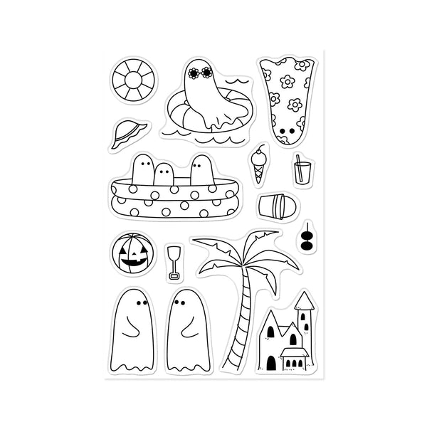 Beach Boos Stamp Set