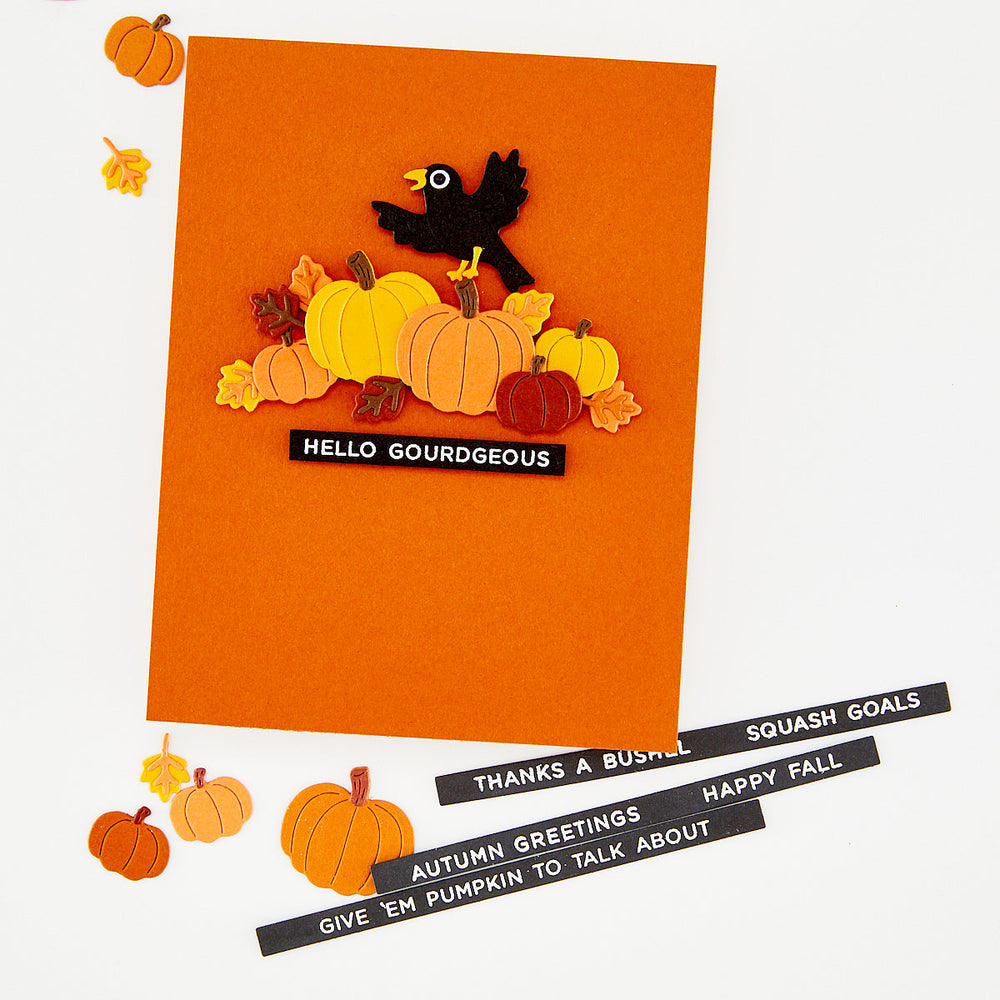 Hero Arts Autumn Greetings Clear Stamp Set