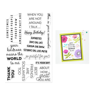 Hero Arts Say It Inside & Out Stamp Set