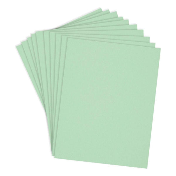 Mint ColorWheel Cardstock 8.5" x 11" - 10 Sheets