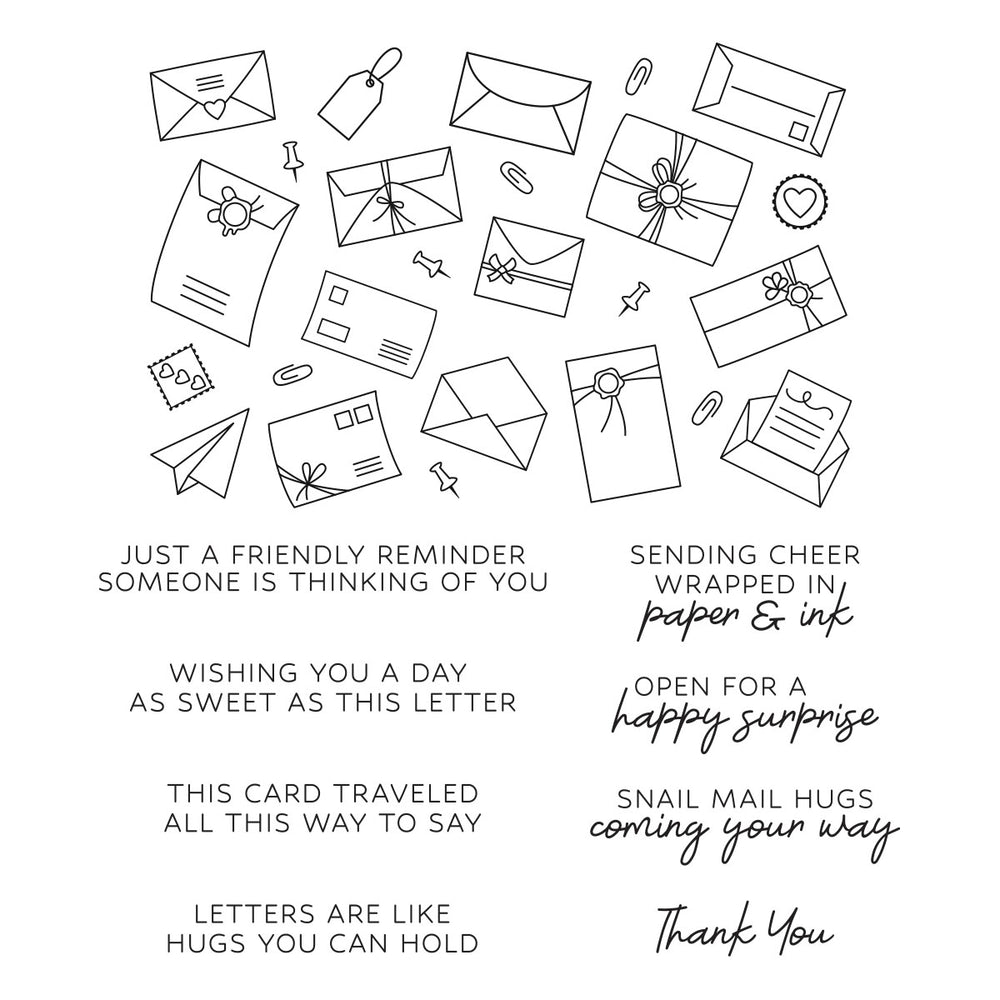 Send & Seal -  Clear Stamp of the Month