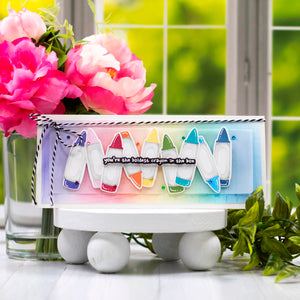Crayon Creations -  Clear Stamp of the Month