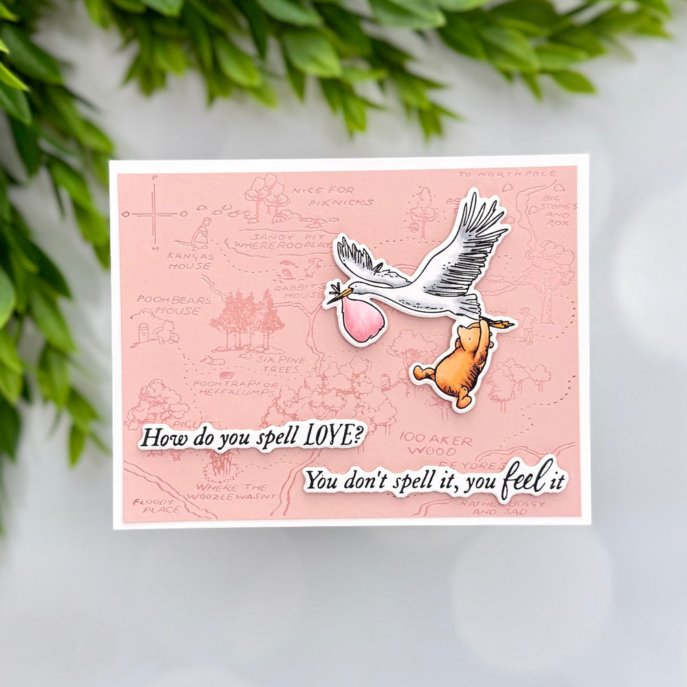 The Hundred Acre Wood Press + Foil Plate with Simple Stories