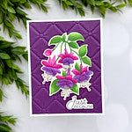 Magical Fuchsia 3D Embossing Folder by Alex Syberia Designs