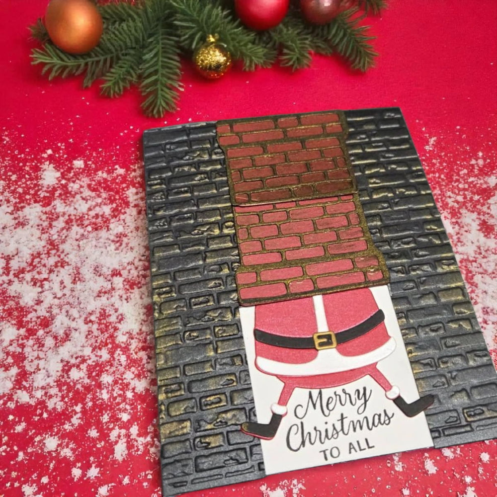 Chimney Caper Clear Stamp & Die Set