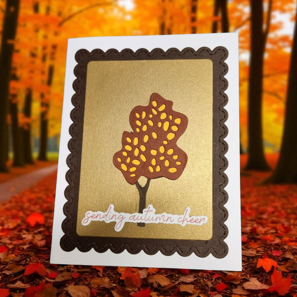 Changing Trees Etched Dies by Kelly Bangs