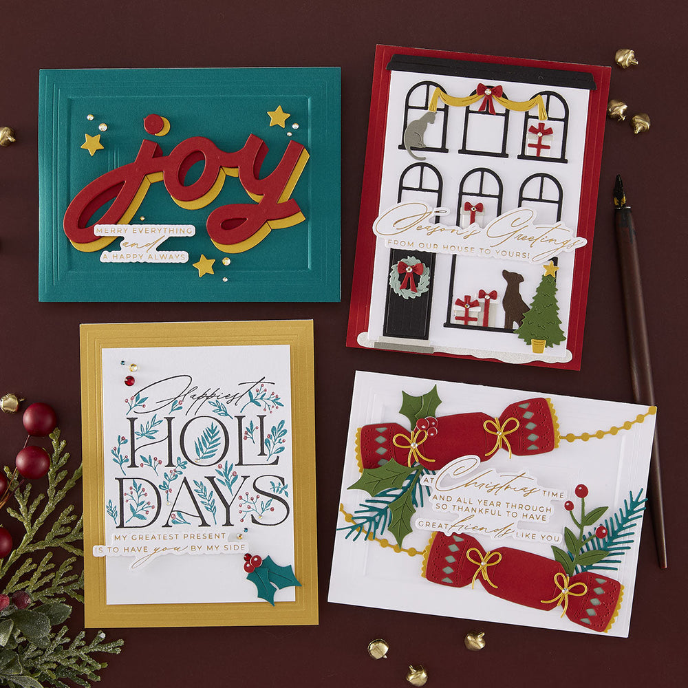 City Holiday Etched Dies by Yana Smakula