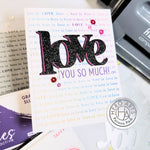 DC281 Love You Stamp & Cut XL