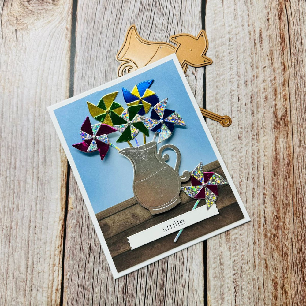 Pink Lemonade Stand Tags Etched Dies with Simple Stories