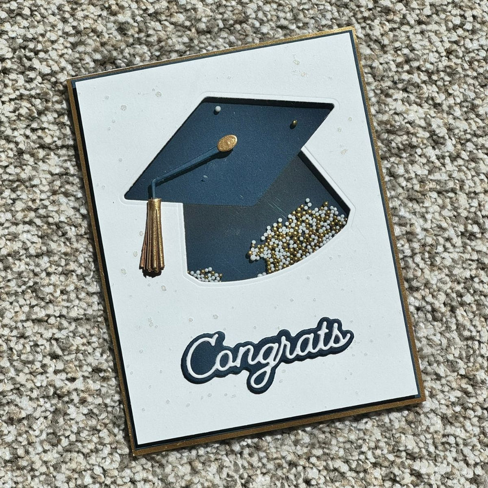 Layered Congrats Etched Dies