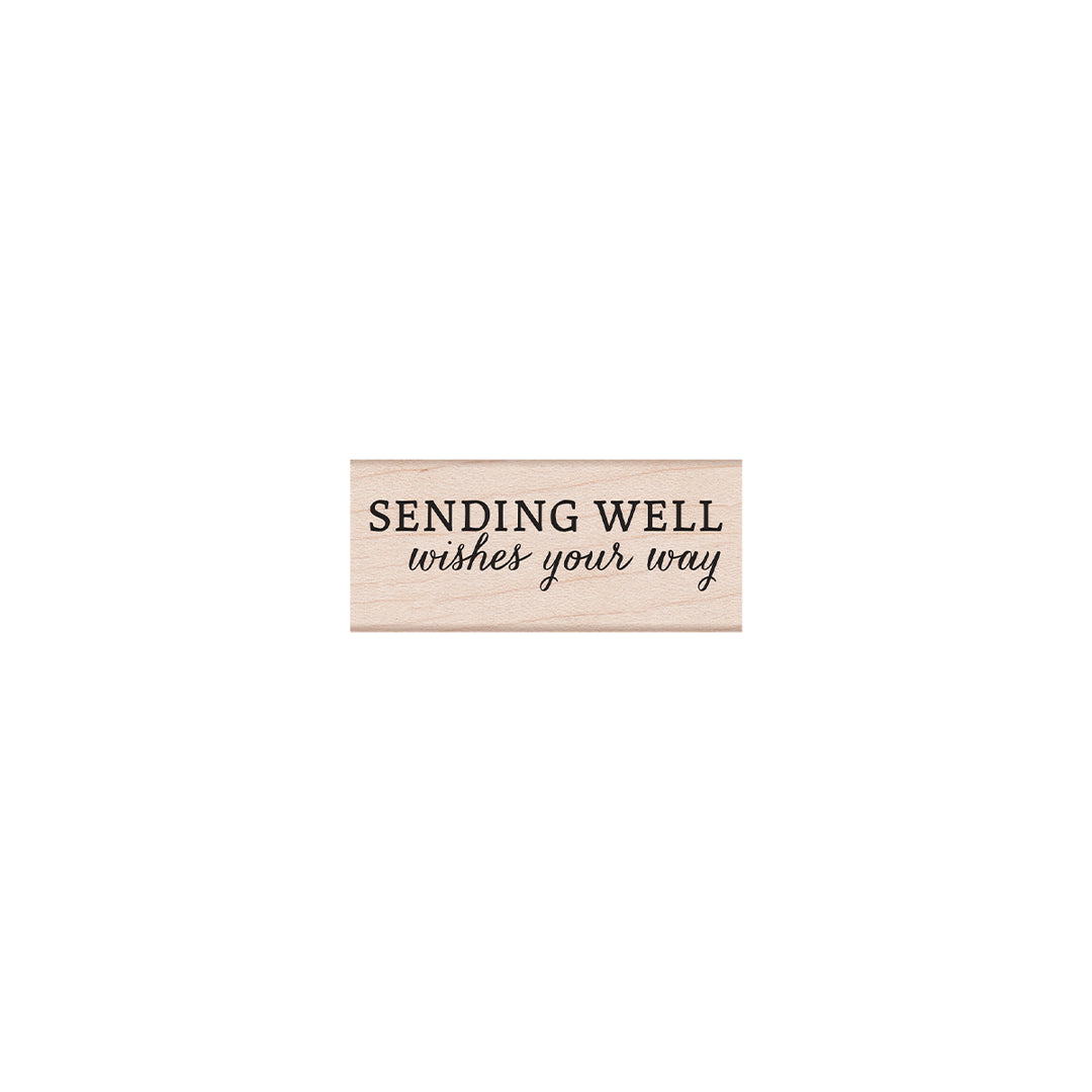 Well Wishes Woodblock Stamp