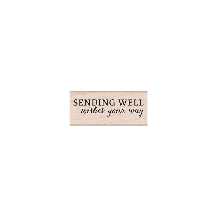 Well Wishes Woodblock Stamp