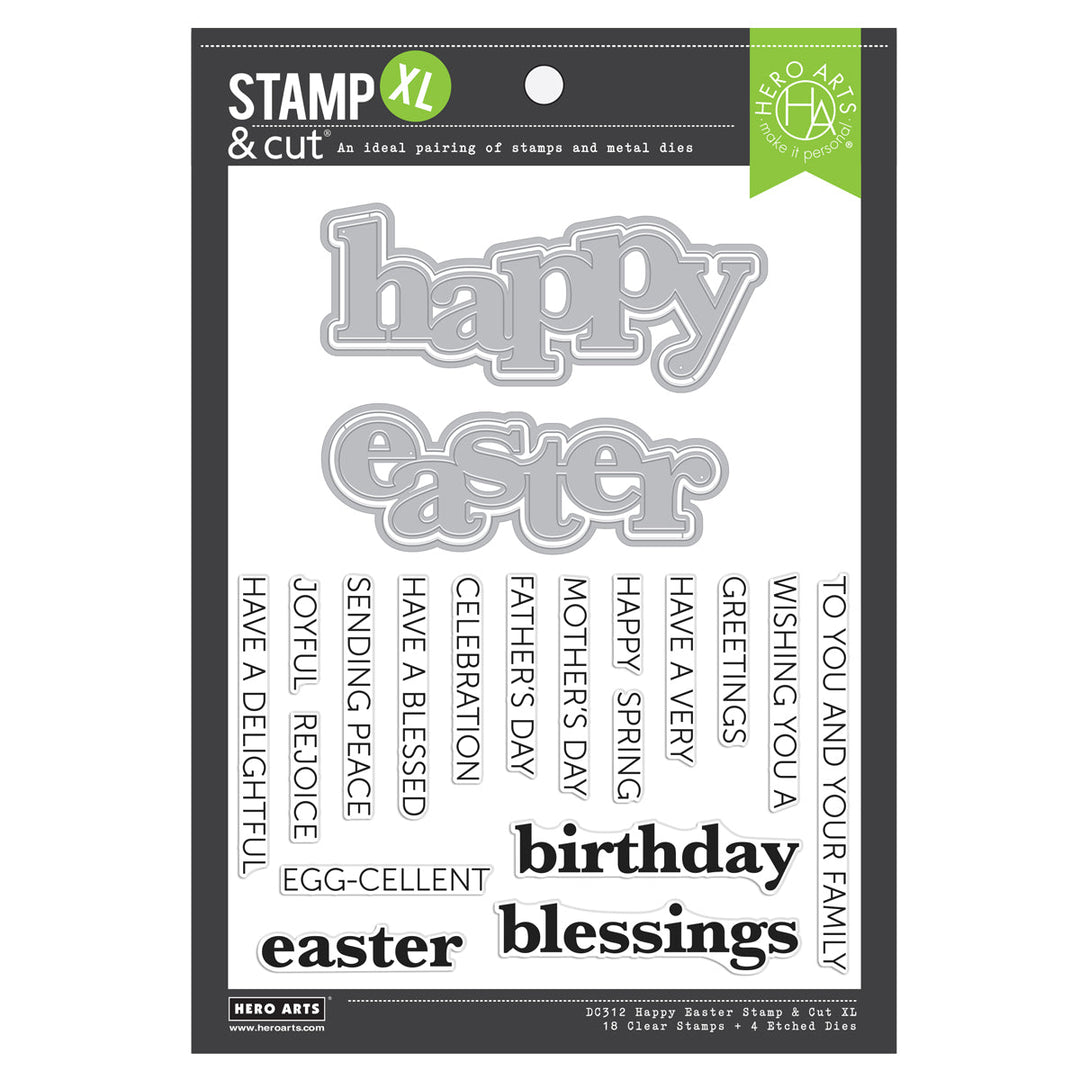 Happy Easter Stamp & Cut XL from the Charming Easter collection