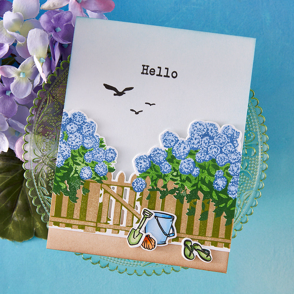 Coastal Blooms HeroScape Stamp & Cut