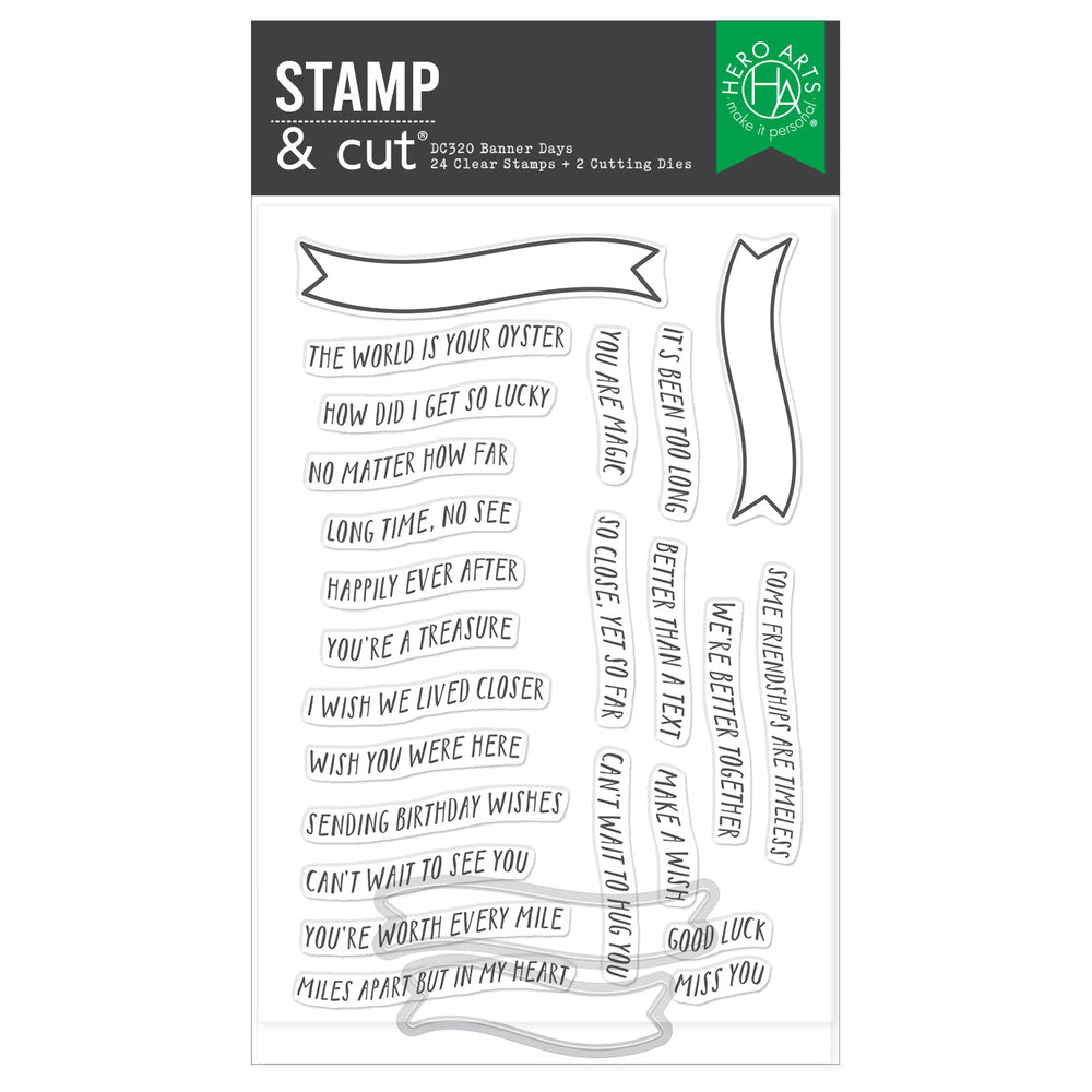 Banner Days Stamp & Cut