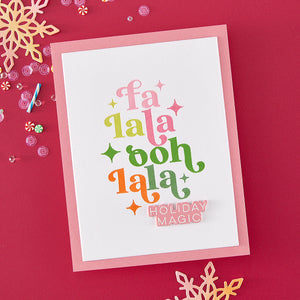 Modern Holiday Greetings Clear Stamp Set