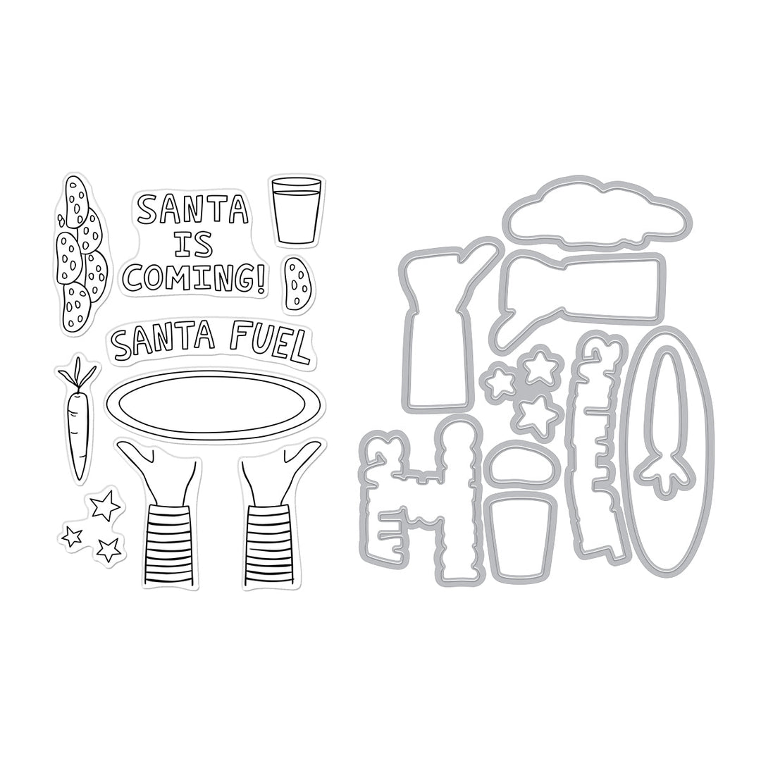 Santa Fuel Stamp & Cut Set