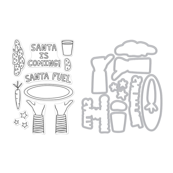Santa Fuel Stamp & Cut Set