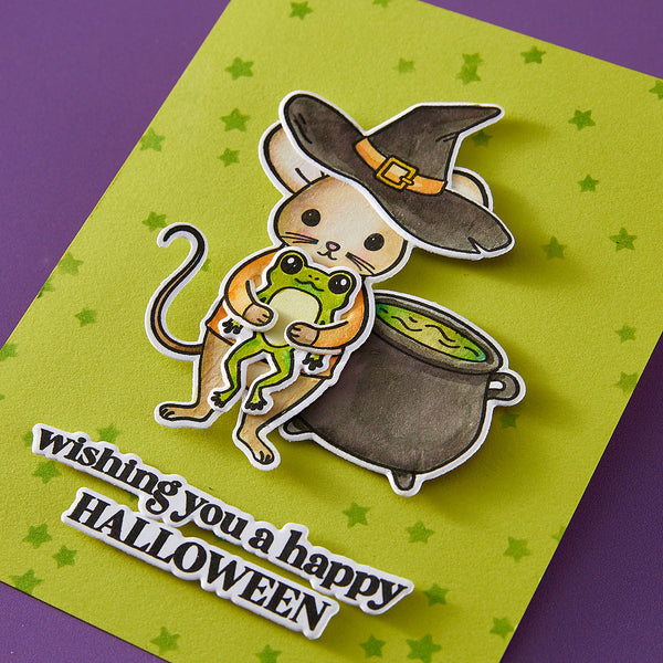 Season’s Creepings Stamp & Cut Set