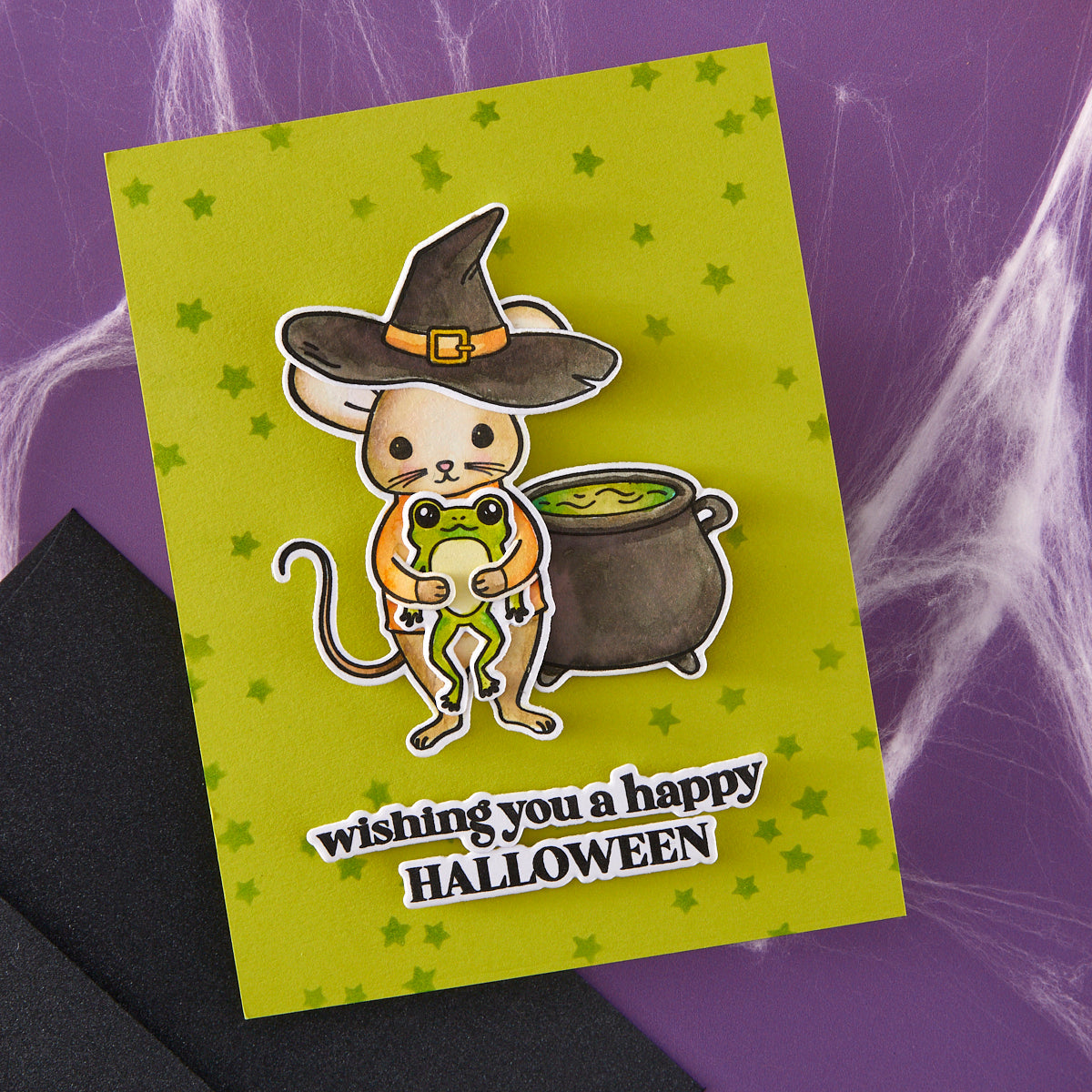 Hero Arts Season's Creepings Clear Stamp Set from the Hocus Pocus