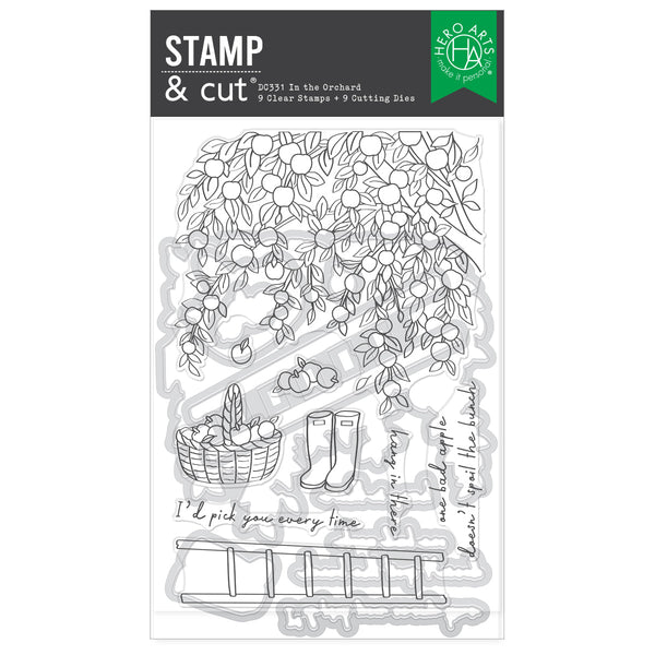 In The Orchard Stamp & Cut Set