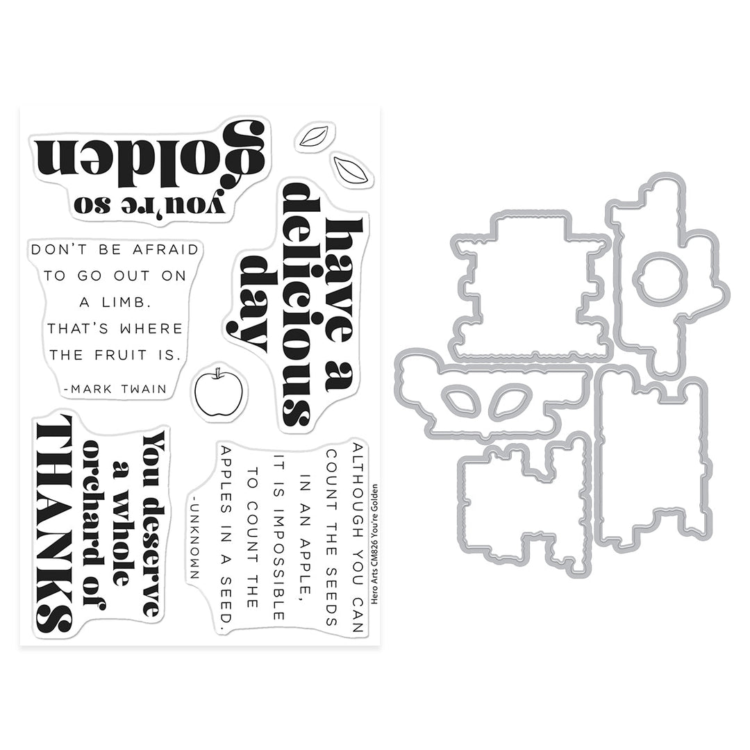 You're Golden Stamp & Cut Set