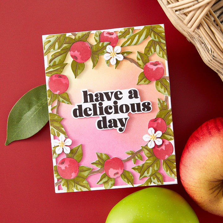 Hero Arts Apple Frame Die & Stencil Bundle