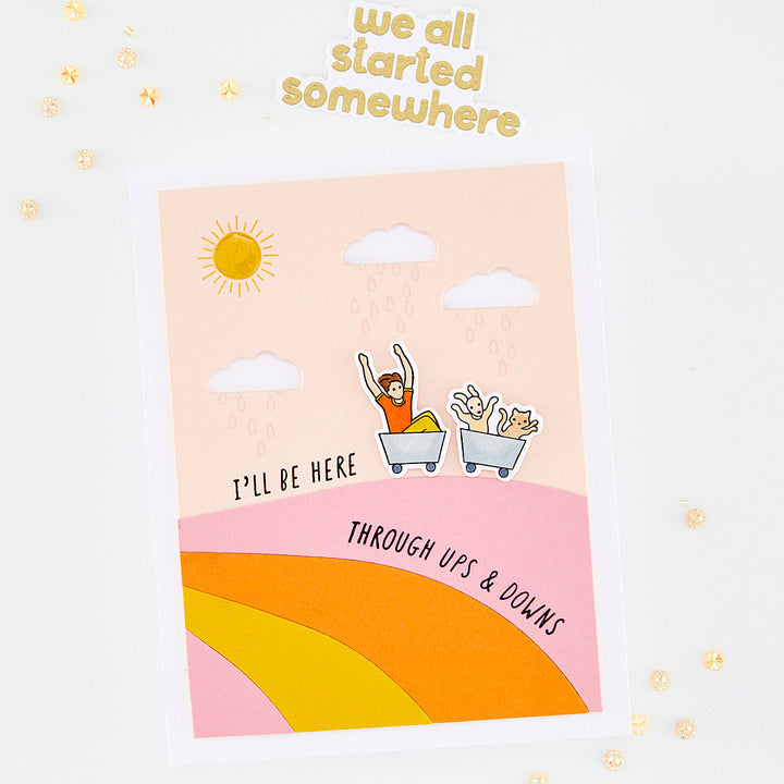 We All Started Somewhere Stamp & Cut Set