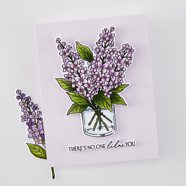 No One Lilac You Stamp & Cut Set