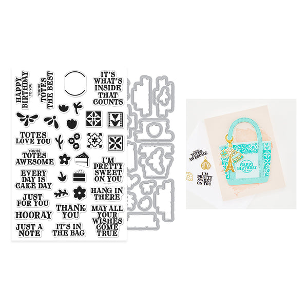 Totes the Best Stamp & Cut