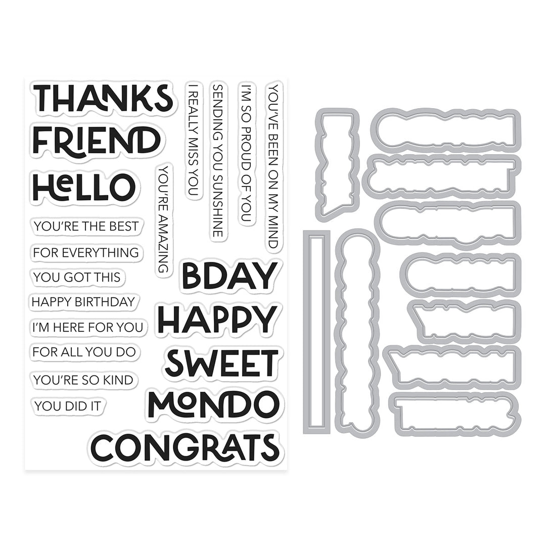 Perfect Pairs Stamp & Cut
