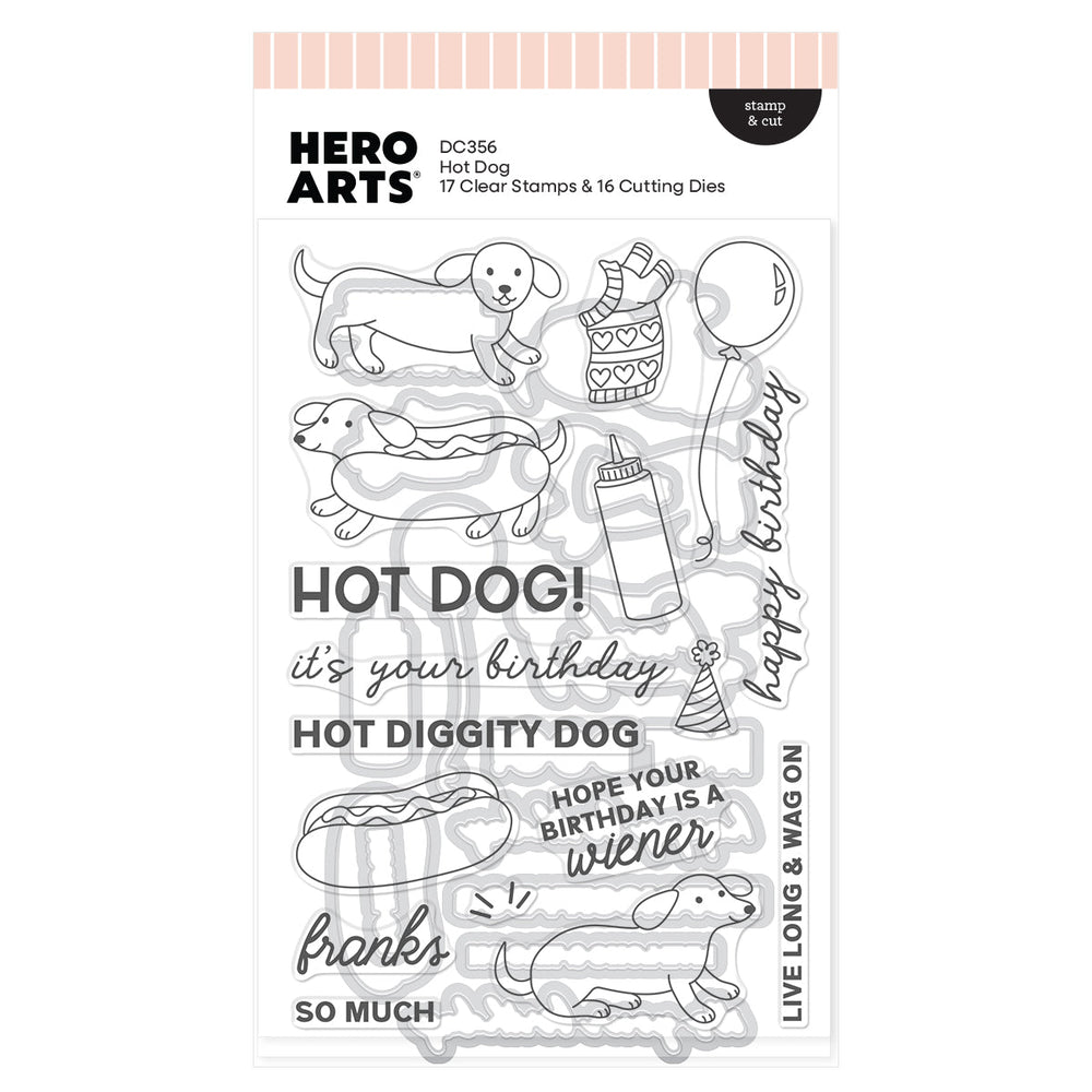 Hot Dog Stamp & Cut