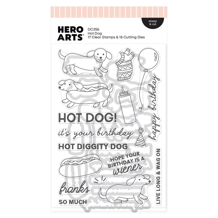 Hot Dog Stamp & Cut
