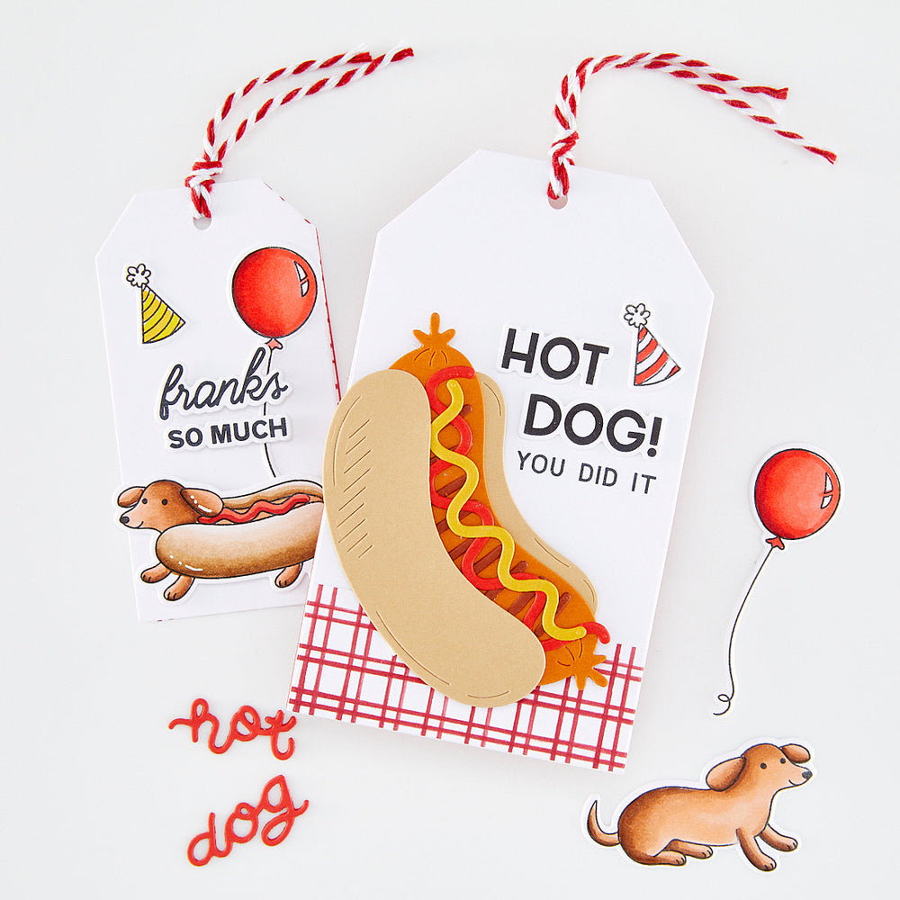 Hot Dog Stamp & Cut