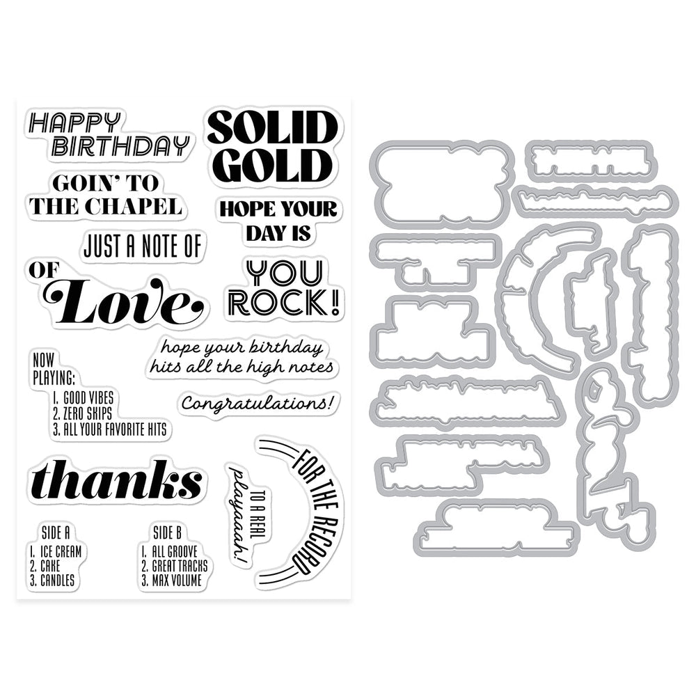 Solid Gold Stamp & Cut