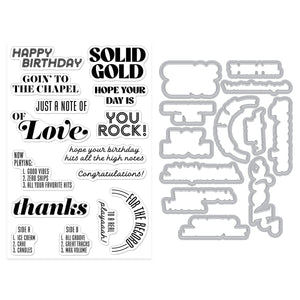 Solid Gold Stamp & Cut