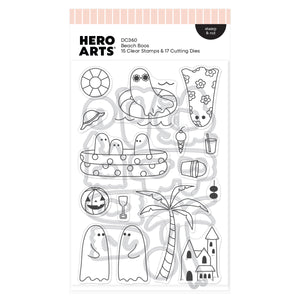 Beach Boos Stamp & Cut