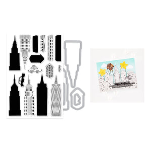 In the City Stamp & Cut Set