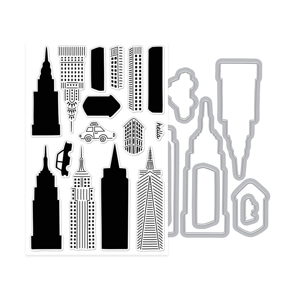 In the City Stamp & Cut Set