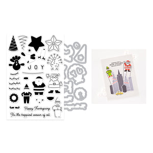 Oh What Fun On Parade Stamp & Cut Set