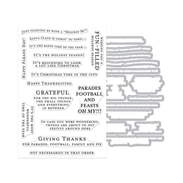 Oh What Fun The Holiday Season Stamp & Cut Set