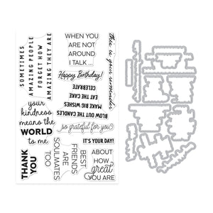 Hero Arts Say It Inside & Out Stamp & Cut