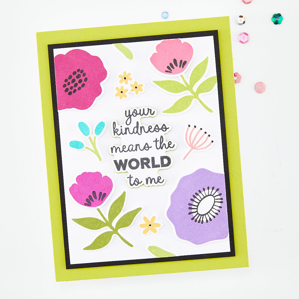 Hero Arts Say It Inside & Out Stamp & Cut